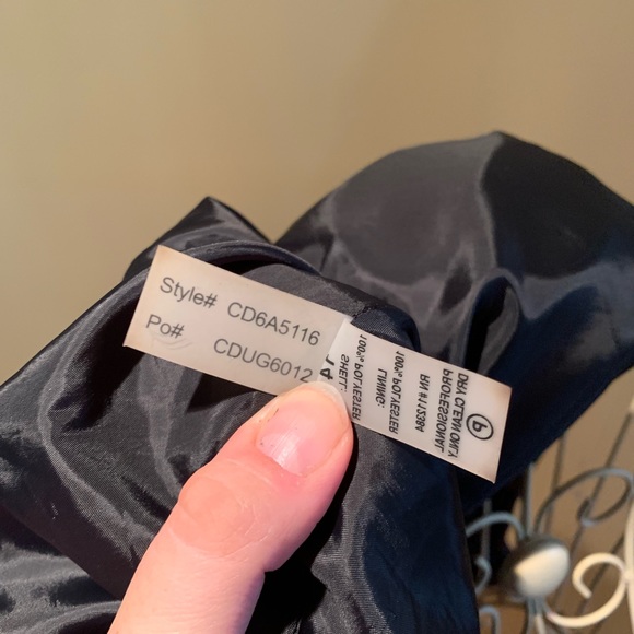 CALVIN KLEIN Black Sheath Dress - Size 14 - Picture 7 of 8